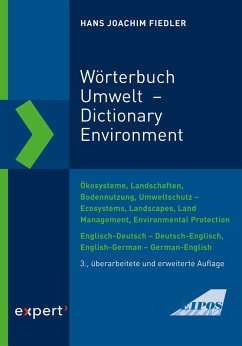Wörterbuch Umwelt / Dictionary Environment (eBook, PDF) - Fiedler, Hans-Joachim