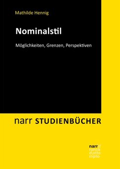 Nominalstil (eBook, ePUB) - Hennig, Mathilde