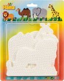 Hama 4582 - Blisterpackung große Stiftplatten, Elefant, Giraffe, Löwe, Kamel, 4er Set