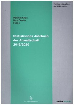 Statistisches Jahrbuch der Anwaltschaft 2019/2020 Statistisches Jahrbuch der Anwaltschaft 2019/2020
