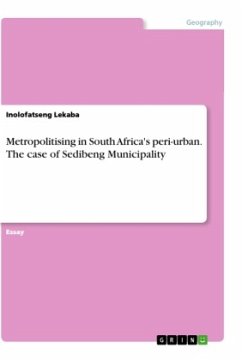 Metropolitising in South Africa's peri-urban. The case of Sedibeng Municipality