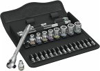 Wera 8100 SA 7 Zyklop Metal Knarrensatz, Durchsteckvierkant