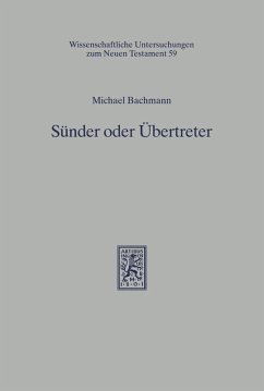Sünder oder Übertreter (eBook, PDF) - Bachmann, Michael