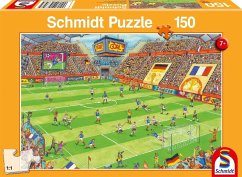 Schmidt 56358 - Finale im Fußballstation, Kinderpuzzle, Puzzle, 150 Teile