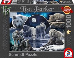 Schmidt 59666 - Lisa Parker, Prächtige Wölfe, Puzzle, 1000 Teile