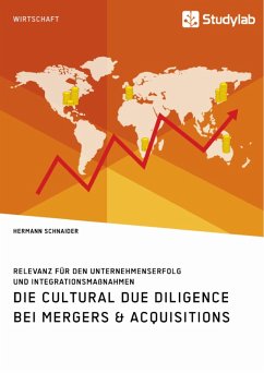 Die Cultural Due Diligence bei Mergers & Acquisitions. Relevanz für den Unternehmenserfolg und Integrationsmaßnahmen (eBook, PDF)