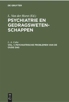 Psychiatrische problemen van de oude dag - Cahn, L. A.