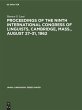 Proceedings of the Ninth International... - Bild 1