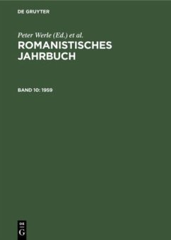 1959 / Romanistisches Jahrbuch Band 10
