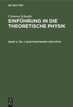 Elektrodynamik und Optik - Schaefer, Clemens