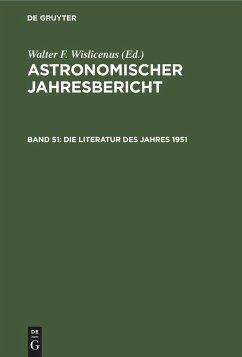 Die Literatur des Jahres 1951