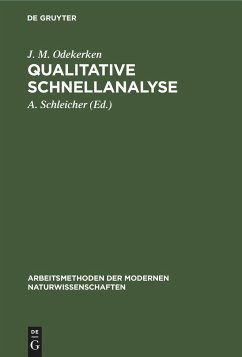 Qualitative Schnellanalyse - Charlot, G.;Bezier, D.;Gauguin, R.