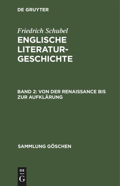 Von der Renaissance bis zur Aufklärung - Schubel, Friedrich