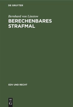 Berechenbares Strafmal - Linstow, Bernhard von