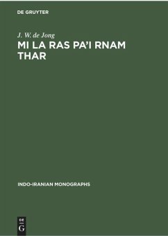 Mi la ras pa¿i rnam thar - Jong, J. W. de