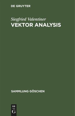 Vektor analysis - valentiner, Siegfried