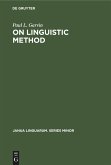 On Linguistic Method