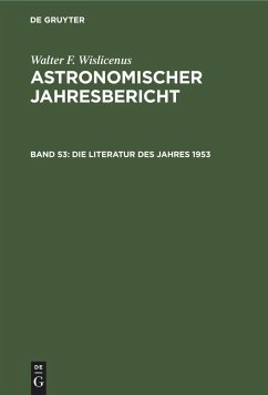 Die Literatur des Jahres 1953