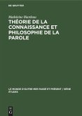 Théorie de la connaissance et philosophie de La Parole