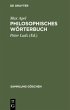 Philosophisches Wörterbuch - Bild 1