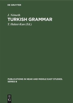 Turkish Grammar - Németh, J.