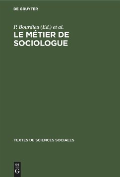 Le métier de sociologue