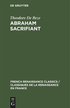 Abraham Sacrifiant - De Beze, Theodore