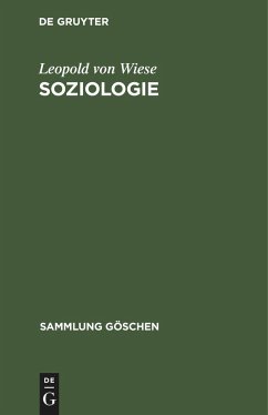 Soziologie - Wiese, Leopold von