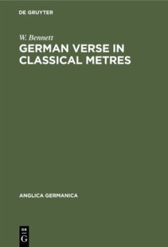 Cover German Verse in Classical Metres