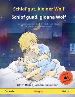 Cover Schlaf gut, kleiner Wolf - Schlof guad, gloana Woif (Deutsch - Bairisch)