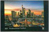 Wunderschönes Frankfurt 2021 - Black Edition - Timokrates Kalender, Wandkalender, Bildkalender - DIN A4 (ca. 30 x 21 cm)