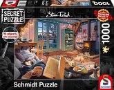 Schmidt 59655 - Steve Read, Im Ferienhaus, Secret Puzzle 1000 Teile