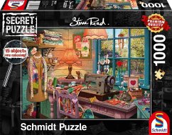 Schmdit 59654 - Steve Read, Im Nähzimmer, Secret-Puzzle 1000 Teile