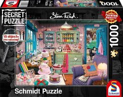 Schmdit 59653 - Steve-Read, Großmutters Stube, Secret-Puzzle, 1000 Teile