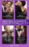 Modern Romance May 2020 Books 5-8: The Greek's Unknown Bride / A Hidden Heir to Redeem Him / Contracted to Her Greek Enemy / Crowning His Unlikely Princess (eBook, ePUB)