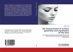 3D measurement of surface geometry and asymmetry of the face