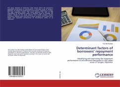 Determinant factors of borrowers¿ repayment performance - Min Sandar, Tun