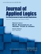 Journal of Applied Logics - The IfCoLog... - Bild 1