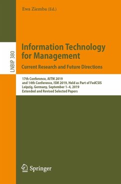 Information Technology for Management: Current Research and Future Directions (eBook, PDF)