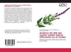Análisis GC-MS del aceite volátil Salvia officinalis en el Sudán