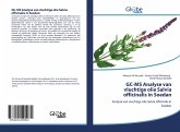 GC-MS Analyse van vluchtige olie Salvia officinalis in Soedan