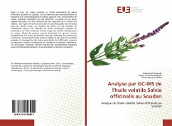 Analyse par GC-MS de l'huile volatile Salvia officinalis au Soudan - Mustafa, Ahmed Ali;Mohamed, Amna Yousif;Izz Eldin, Omer Musa