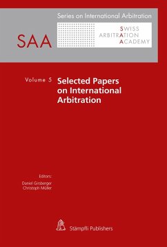 Cover Selected Papers on International Arbitration (eBook, PDF)