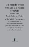 The Appeals of the Nobility and People of Malta