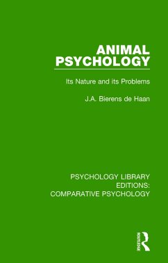 Animal Psychology - Bierens de Haan, J a