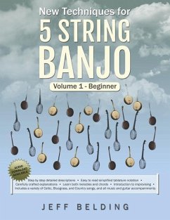 New Techniques for 5 String Banjo: Volume 1 Beginner - Belding, Jeff