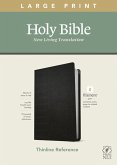 NLT Large Print Thinline Reference Bible, Filament Enabled Edition (Red Letter, Leatherlike, Black)