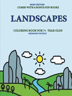 Coloring Book for 7+ Year Olds (Landscapes) - Patrick, Bernard