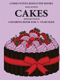 Coloring Book for 7+ Year Olds (Cakes)
