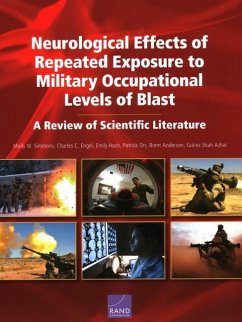 Neurological Effects of Repeated Exposure to Military Occupational Levels of Blast: A Review of Scientific Literature - Simmons, Molly M.; Engel, Charles C.; Hoch, Emily